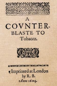 Counterblaste to Tobacco, Title Page